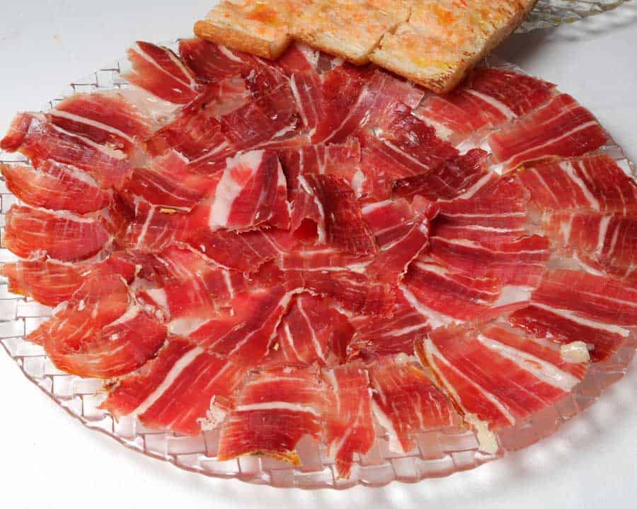 Carta Restaurante Castillo Bonavia_Zaragoza. Jamón