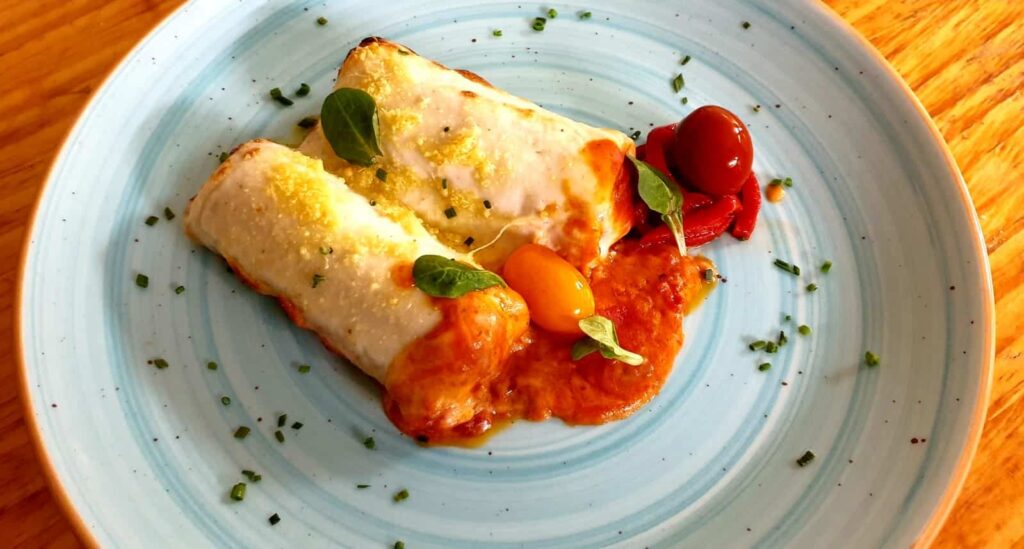 Canelones de ragout de ciervo_Carta Castillo Bonavia